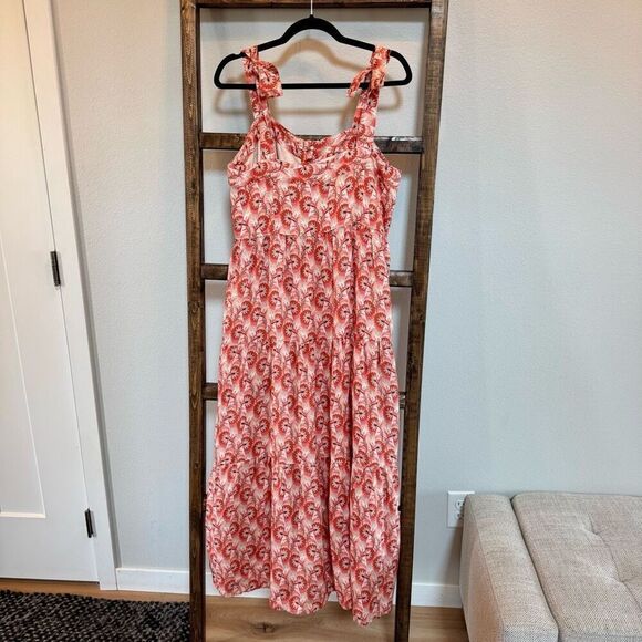 Spartina 449 Baylor Pink House Boho Floral Maxi Dress - Picture 6 of 9
